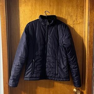 L.L. Bean Women's Purple Puffer Jacket Fleece Lined Medium
